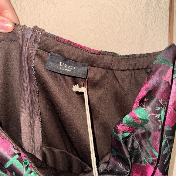 orchard views strapless floral mermaid maxi dress (L) - Picture 5 of 5